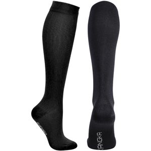 KANGKA - Compressiekousen - Zwart - 20-30 mmHg - Unisex