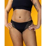 Menstruatie Ondergoed Lotties Period - Lacy string M - Zwart - Duurzaam menstrueren - Hoge-Taille - Geniet van volledige bescherming tijdens je menstruatieperiode met Lotties Period menstruatie ondergoed.