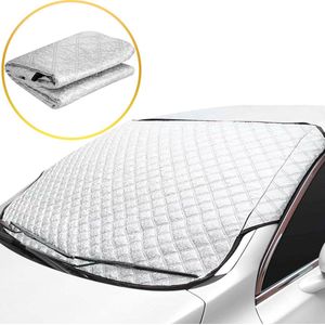 Toivo Anti-Vries deken Auto - 146 x 100 CM - Voorruitbescherming - 4 Laags hoogwaardig materiaal - Vorstdeken - Ijsdeken - voorruithoezen antivries - Vriesdeken Auto - Zonwering Auto Voorruit