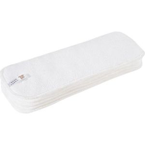 HappyBear | Microvezel booster set - 4 stuks | Wasbare luiers | Inleggers