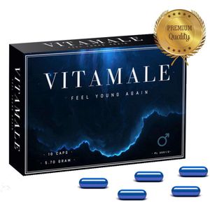 Vita Male - Erectiepillen voor mannen - 10 capsules - #1 Erectiepil in Nederland en Belgie - Discreet geleverd -  Vandaag besteld, Morgen in Huis!