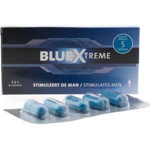 BlueXtreme | De Bekende Sterke Erectiepil Voor Mannen - 5 capsules - Zelfde sterkte als Viagra, op 100% natuurlijke basis