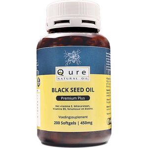 Black Seed Oil Capsules 180 Stuks | 1800mg per Dag | Vegetarisch | Hoogwaardige Koudgeperste Zwarte Komijnolie Capsules | Zwartzaadolie | Nigella Sativa | Zonder Gelatine