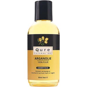 Arganolie 50ml | Biologisch | 100% Puur & Onbewerkt | Argan Olie voor Gezicht, Haar en Lichaam | Huidolie | Haarolie | Moroccan Argan Oil