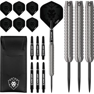 KOTO - Kingcontrol 90% Darts 24G - Zwart - Stevige Ringgrip