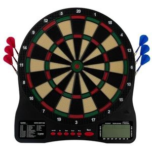 LYCXAMES Dartpijlen met kunststof punt voor elektronisch dartbord, set van 3 zachte dartpijlen, 18 gram professionele zachte dartpijlen met 20 kunststof dartpunten en anti-lose rubberen ringetjes