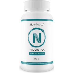 Nutrifoodz - Probiotica - Supplement voor Gezonde Darmen - 60 Vegan Capsules - 7 Bacteriestammen