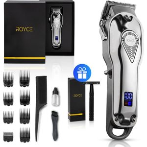 Professionele Baardtrimmer - Baardtrimmer Mannen - Haartrimmer - Trimmer Mannen - Multigroomer - Zilver - Trimmerset - Complete Set