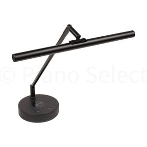 Boston PLM-1000 Pianolamp LED | met draadloze telefoonoplader | helderheid en kleur instelbaar | zwart