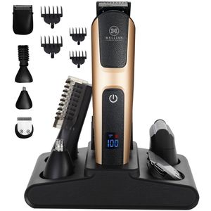 Mellian SignaturePro Baardtrimmer Mannen - 10-Delige Trimmer Set - Bodygroomer & Scheerapparaat