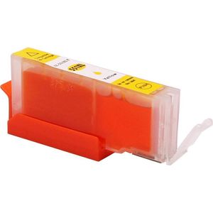 Inkmaster huismerk Compatible Canon CLI - 551 Y yellow geel Voor Canon Pixma Printers: MG5450 / MG5550 / MG5650 / MG6350 / MG6450 / MG6650 / MG7150 / MG7550 / IP7250 / MX925 / MX725 / IX6850 / IP8750