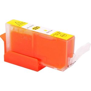 Inkmaster huismerk Cartridge voor canon CLI - 521 Y XL yellow geel  Canon PGI-520 CLI-521 | Canon Pixma IP3600/ IP4600/ IP4700/ MP540/ MP550/ MP550/ MP560