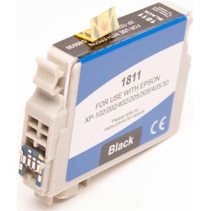 Inkmaster huismerk Premium cartridge voor Epson T1811 18 XL BK Zwart voor Epson Expression Home XP202, XP205, XP30, XP302, XP305, XP402, XP405, XP412, XP415, XP315, XP312, XP215, XP212, XP225, XP322, XP422, XP425, XP325, XP222