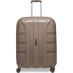 ©TROLLEYZ - Paris No.5 - Reiskoffer - 69cm met TSA slot - Dubbele wielen - 360° spinners - 100% Polypropyleen - Reiskoffer in Pearl Sand