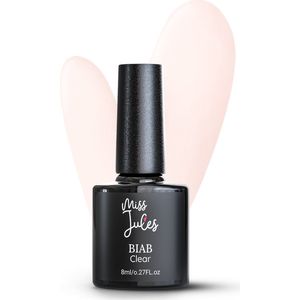 Miss Jules® BIAB – Builder in a Bottle – BIAB Nagel Builder Gel - Doorzichtig - Clear - HEMA & TPO Free