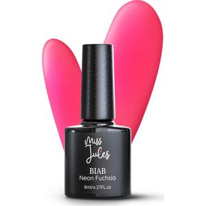 Miss Jules® BIAB – Builder in a Bottle – BIAB Nagel Builder Gel - Neon Roze - HEMA & TPO Free