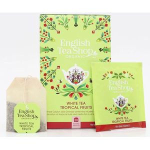 English Tea Shop - White Tea Tropical - witte thee - Biologisch - 1 doosje thee