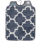 Wicotex - Bidetmat - WC mat - Toiletmat Marseille Grijs - Antislip onderkant - Afmeting 50x60cm