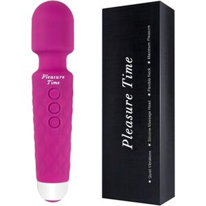 Pleasure Time - Rose - Personal Massager & Magic Wand Vibrator - G Spot Vibrator & Clitoris Stimulator - Stille Vibratie