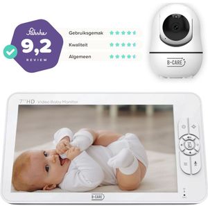 B-Care Sparkle Ultimate - Babyfoon Met Camera - 7.0 Inch HD Baby Monitor - Uitbreidbaar Tot 4 Camera's