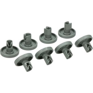 Stegger - Vaatwasser Wieltjes - Onderkorf - 8 Stuks - Geschikt voor Ikea, AEG, Electrolux, Zanussi