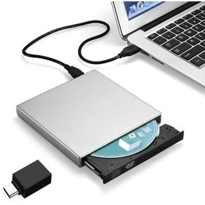 Externe DVD-ROM Speler - Draagbare Optische Drive - USB 2.0 - Voor Macbook Laptop Computer PC Windows 7/8