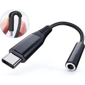 Xtabarya Type C 3.5mm Jack Adapter - Usb C Naar Aux - Zwart