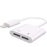 Xtabarya - 2 in 1 Splitter - Geschikt voor Lightning - Audio en Opladen Adapter