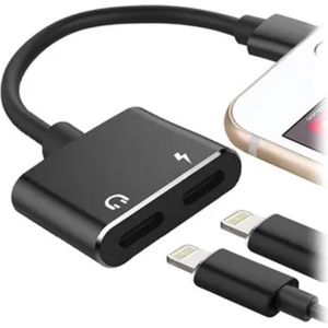Xtabarya 2 in 1 Splitter Dubbele Jack Koptelefoon Aux Box Zak X 8 7 Plus Voor Dual hoofdtelefoon Audio Lading Adapter