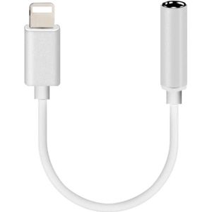 Xtabarya - adapter naar Jack (3.5mm) female kabel - 12 cm - Zilver