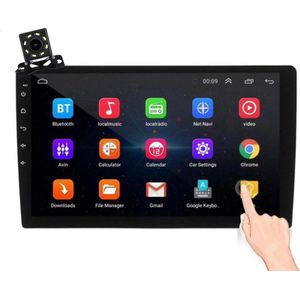 Universele 10 inch HD Autoradio met Bluetooth, USB & Youtube - Navigatie - Handsfree Radio met Microfoon - Android met Google Play - GRATIS Achteruitrijcamera