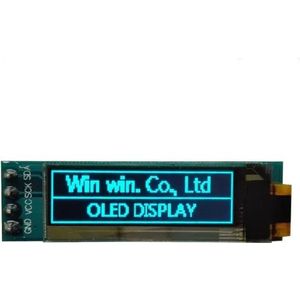 OTRONIC® Mini OLED display blauw 0.91 inch 128x32 I2C voor Arduino | ESP8266 | ESP32 | Raspberry Pi