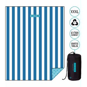 LAY ON ME® The Classic - 160x200 cm reishanddoek - 2 persoons - XXL strandlaken - gemaakt voor reizen - layonme