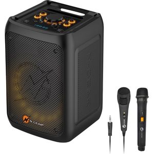 N-GEAR - Flash Banger 777 - Draadloze Speaker - Zwart - Met 2 Microfoons