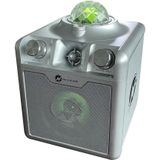 N-GEAR - Disco Star 710 - Karaokeset - Zilver - 7-in-1 Party Speaker