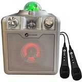 N-GEAR - Disco Star 710 - Karaokeset - Zilver - 7-in-1 Party Speaker