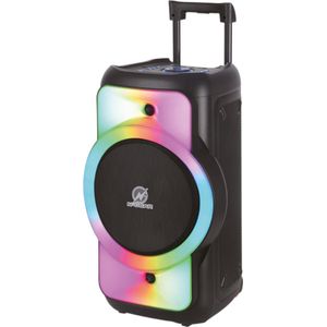 N-GEAR The Flash Juke 12 - Bluetooth Speaker - Karaoke Set - Party Box met Microfoon - Zwart