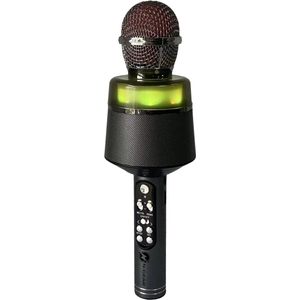 N-GEAR Star Mic - Karaoke Microfoon - Space Grey - Draadloos - Met Speaker & Verlichting