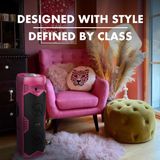 N-GEAR LGP5150 - Bluetooth Speaker - Karaoke Set met Microfoon - Party Box met RGD LED Licht - Knal Roze