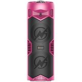 Let's Go Party 5150 Musikbox Bluetooth : Ultimativer Rosa Partybox mit 200W 6-Zoll-Doppellautsprechern - Tragbarer Karaoke Lautsprecher mit drahtlosem Mikrofon, 5H Spielzeit, Fernbedienung & Lichtshow