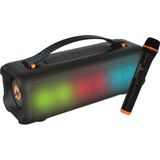 N-Gear Blazooka 703B - Bluetooth Speaker - Karaoke Set - Party Box met Microfoon - Zwart