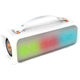 N-Gear Blazooka 703W - Bluetooth Speaker - Karaoke Set - Partybox met Microfoon - Wit
