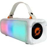 N-Gear Blazooka 703W - Draagbare Bluetooth Speaker - Karaoke Set - Wit