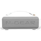 N-Gear Blazooka 703W - Bluetooth Speaker - Karaoke Set - Partybox met Microfoon - Wit