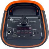 N-GEAR LGP24C - Bluetooth Speaker - Karaokeset - Partybox met Microfoon - Zwart