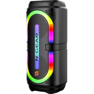 N-GEAR - LGP24C - Bluetooth Speaker - Karaoke Set - Zwart