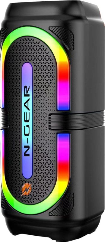 N-GEAR - LGP24C - Bluetooth Speaker - Karaoke Set - Zwart