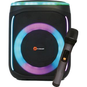 N-GEAR - Flash Banger 606 - Karaoke Set - Bluetooth Speaker - Zwart