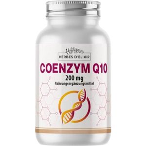 Herbes D'elixir Co-Enzym Q10 Capsules - 200 mg - 100 stuks - Ondersteunt Hart Immuun Energie