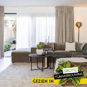 Set salontafels mangohout zwart